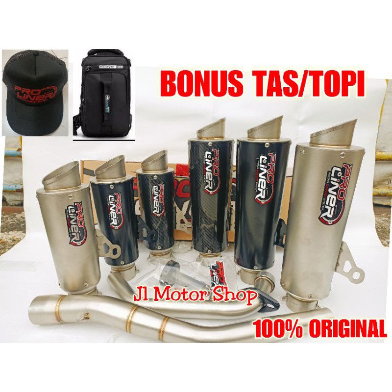 Knalpot Proliner TR1 TR1R CBR 150 R CB 150 R R15 V3 SONIC SATRIA FU JUPITER MX LAMA MX NEW 135 Ori