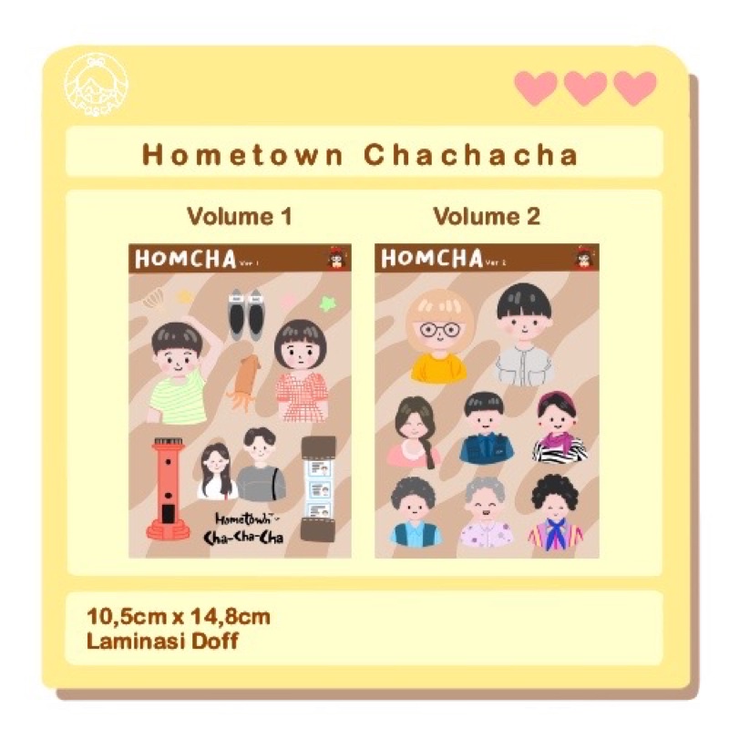 

byFOSCA Hometown Chachacha stickersheet