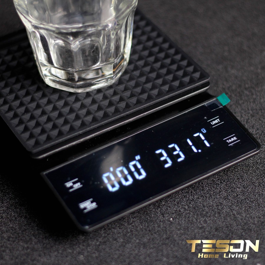 Timbangan Kopi Timer Digital [F] Dapur V60 Drip Coffee Scale Touch LED