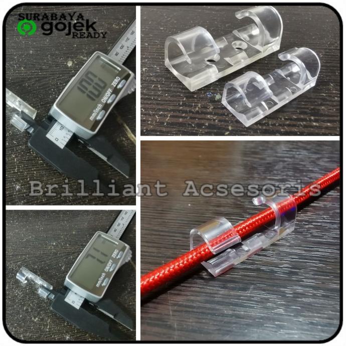 

COD Klip Klem Kabel Tempel Universal - Bikin Jalur Kabel Jadi Rapi ORI