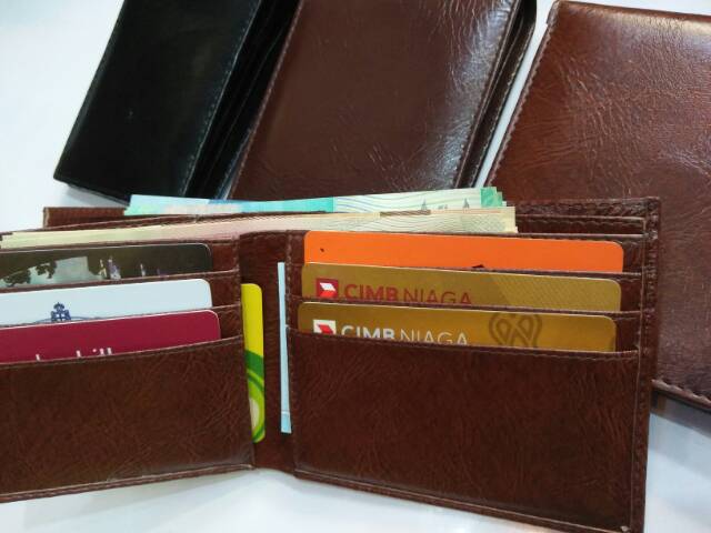 Dompet cowo 3 slot uang pendek lipat