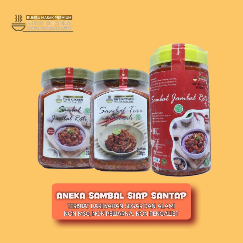 

Tin's Kitchen SSP Sambal Instan Siap Santap