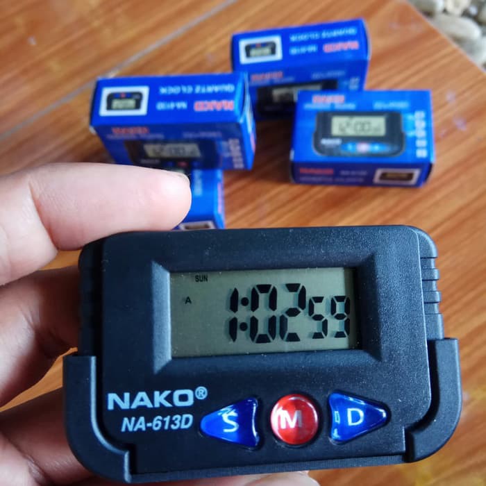 Jam Digital Mobil Kecil Original