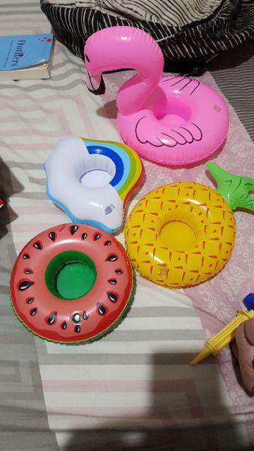 Cup Holder Float Semangka / Ban Gelas / Pelampung Gelas