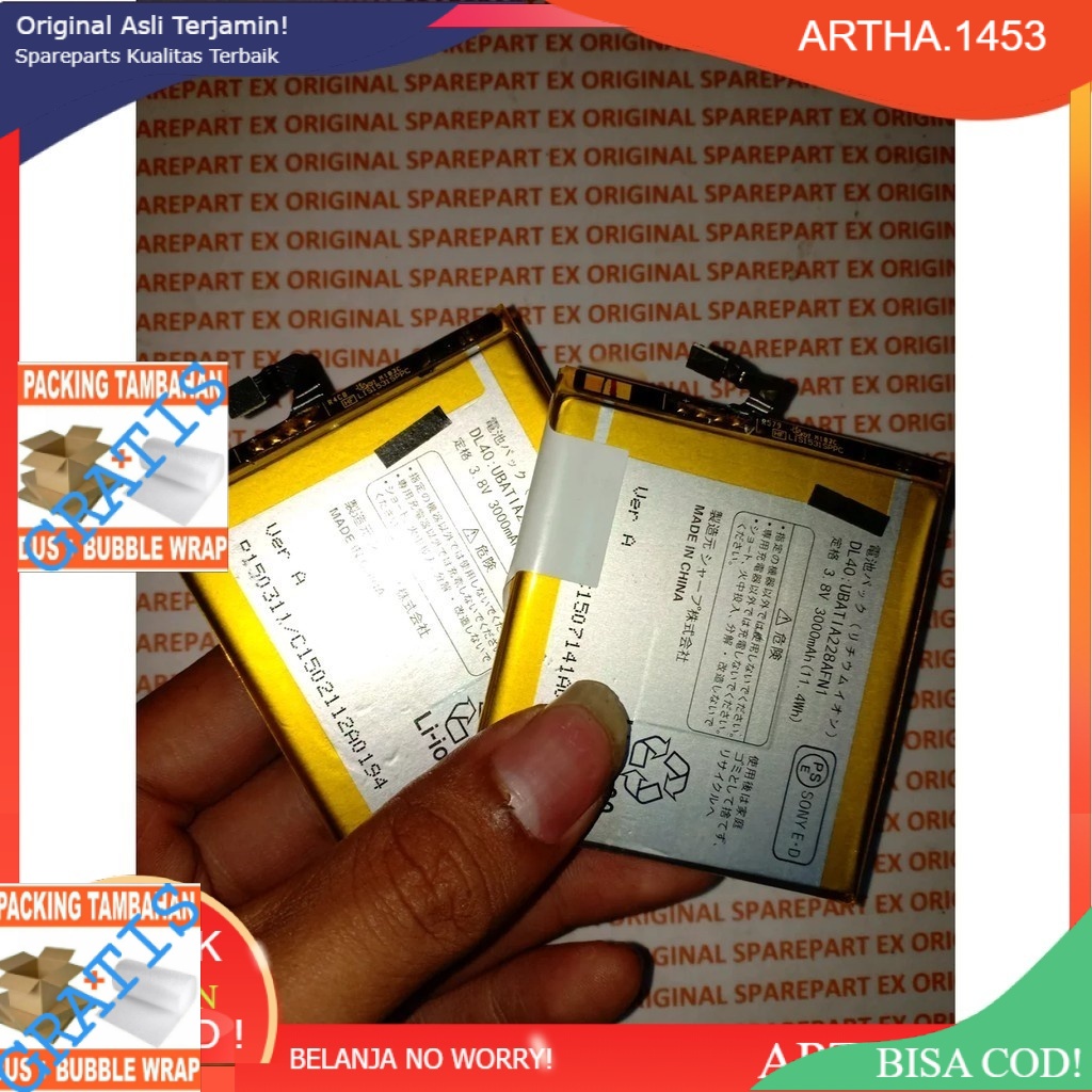 BATTRAY BATU SHARP SH01F 4G DOCOMO NORMAL TESTED ORIGINAL ASLI BAWAAN MULUS WORK