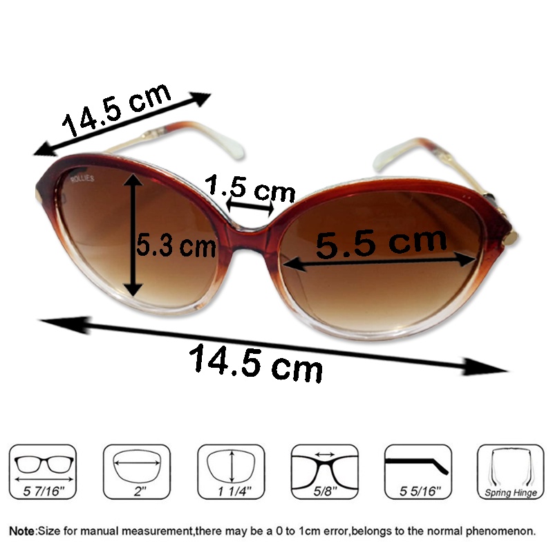 New Tren! Kacamata Hitam Anti UV Fashion Wantia Pria Sunglasses Frame Big Eye Gagang Emas Kaca mata Pantai Hitam Anti Silau Fashion Outdoor Anti Matahari Korea Style