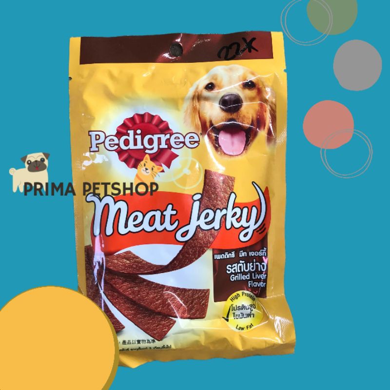 Pedigree Meat Jerky / snack anjing rendah lemak 80gr