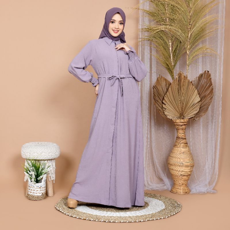 GAMIS TERBARU | AIRFLOW | GAMIS PREMIUM | FASHION DRESS | FASHION MUSLIM TERBARU | HEYZOETI ELMIRA D