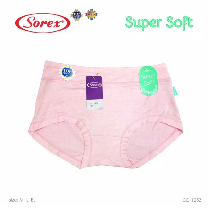 Sorex 1253  Basic Super SoftM,L,XL celana dalam wanita