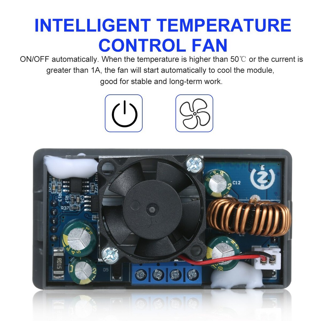 Modul Kontrol Digital 5A 80W Constant Voltage Current Power Supply Control Module Adjustable