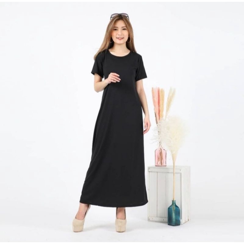Inner Dress Hitam,Daleman Gamis Wanita