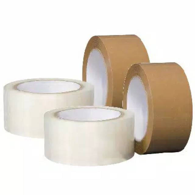 

Lakban Isolasi Opp Tape 100 Yard x 48mm Besar ( 2" x 100 yard ) / Solasi Solatip Tebal
