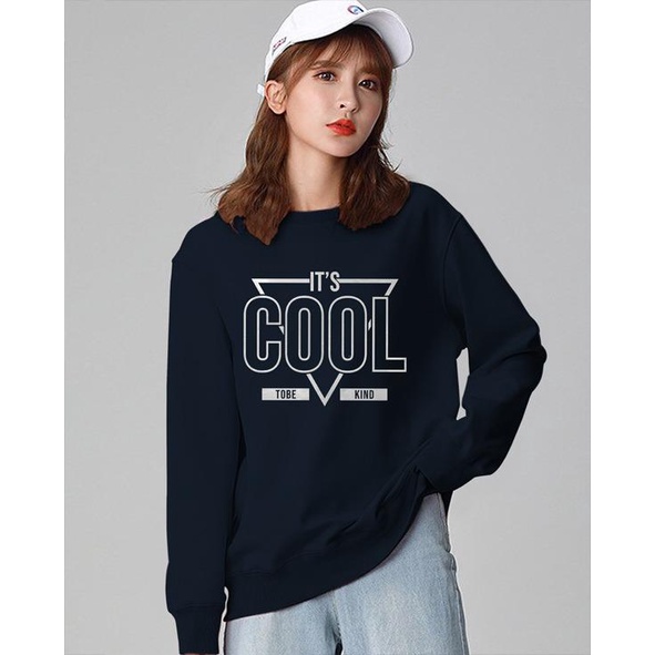 Kaos Lengan Panjang COOL / Kaos Sweatshirt / Atasan Wanita / Atasan Wanita Lengan Panjang