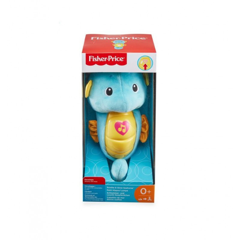 Fisher Price Snug &amp; Glow Sea Horse Teman Tidur Bayi - Blue