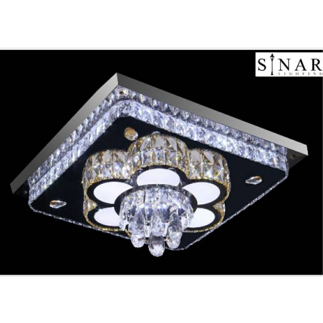 Lampu hias plafon kristal 5111/60 (remote)