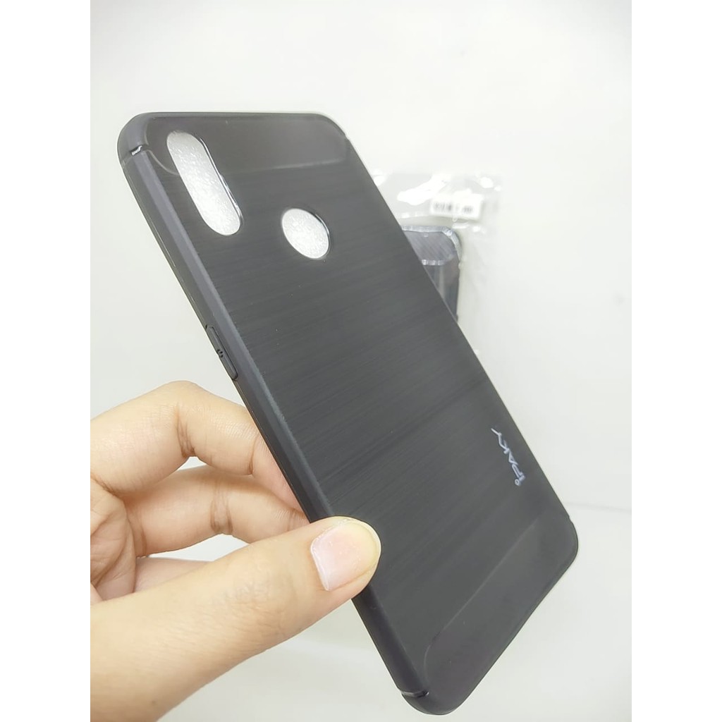 Case Slim Fit Carbon Realme 3 Pro RMX1851 6.3 inchi Softshell Fiber Multi Carbon