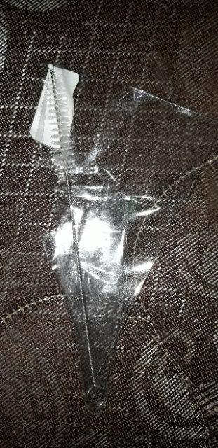 Sedotan Minum Bahan Stainless Steel, Dapat Dicuci Dipakai Ulang Kuas