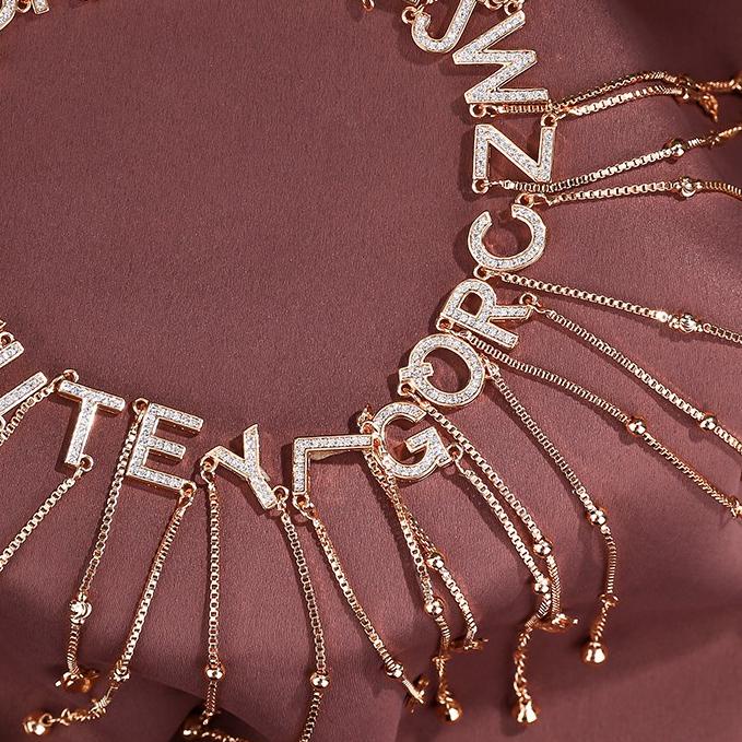 ➩ gelang huruf inisial gelang nama titanium gelang titanium wanita anti karat gelang korean style ge