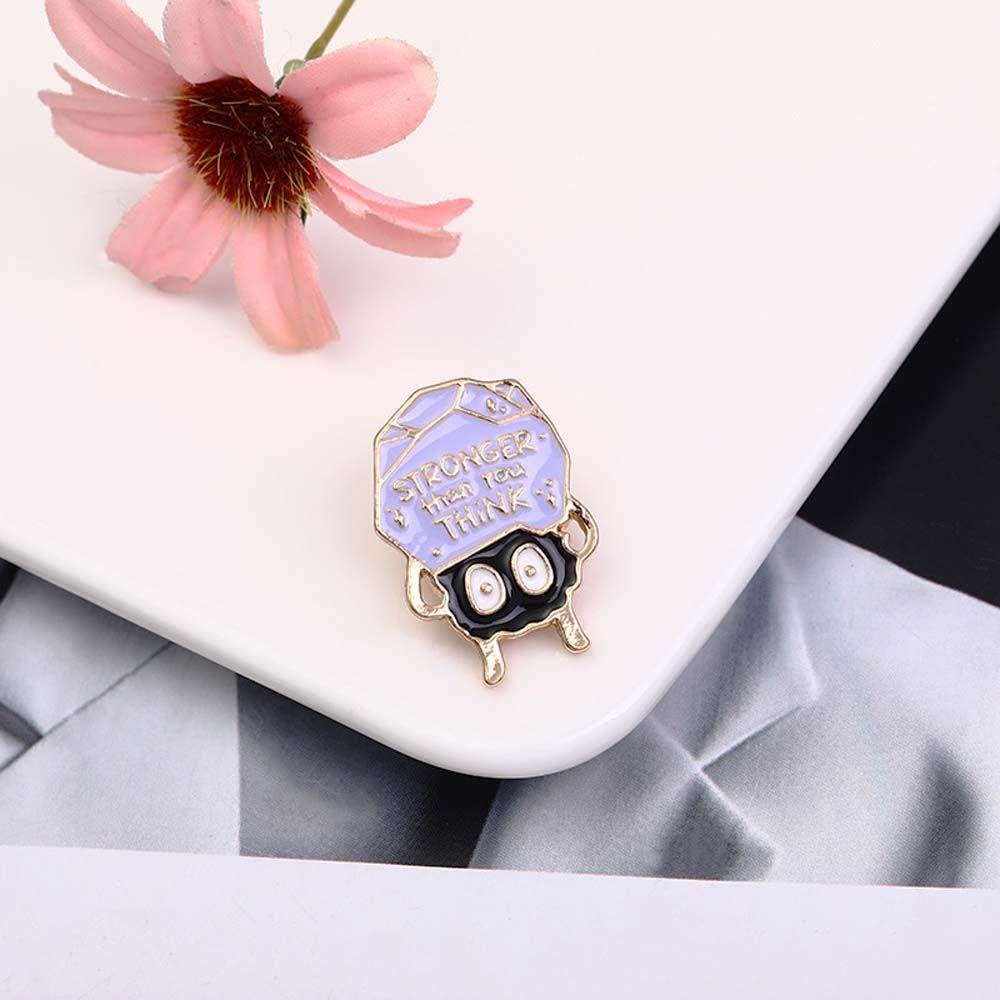 Lanfy Lucu Bros Hadiah Untuk Wanita Pria Kartun Perhiasan Aksesoris Kerah Bros Travel Commemorative Badge Pin Enamel Pin