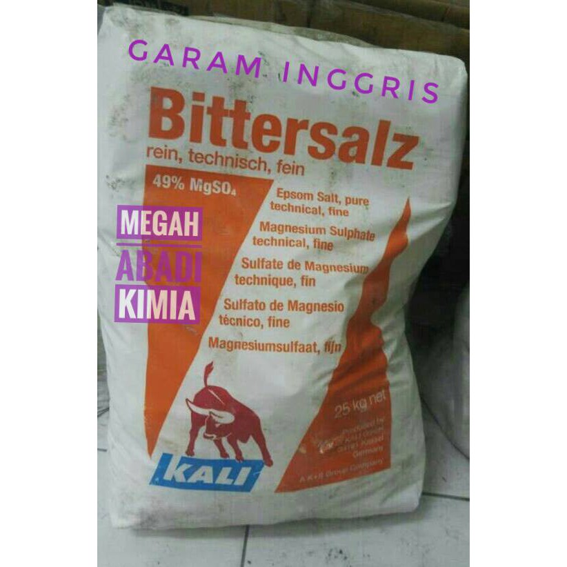 Garam Inggris / Epsom Salt / Magnesium Sulfate / MgSO4 /1kg