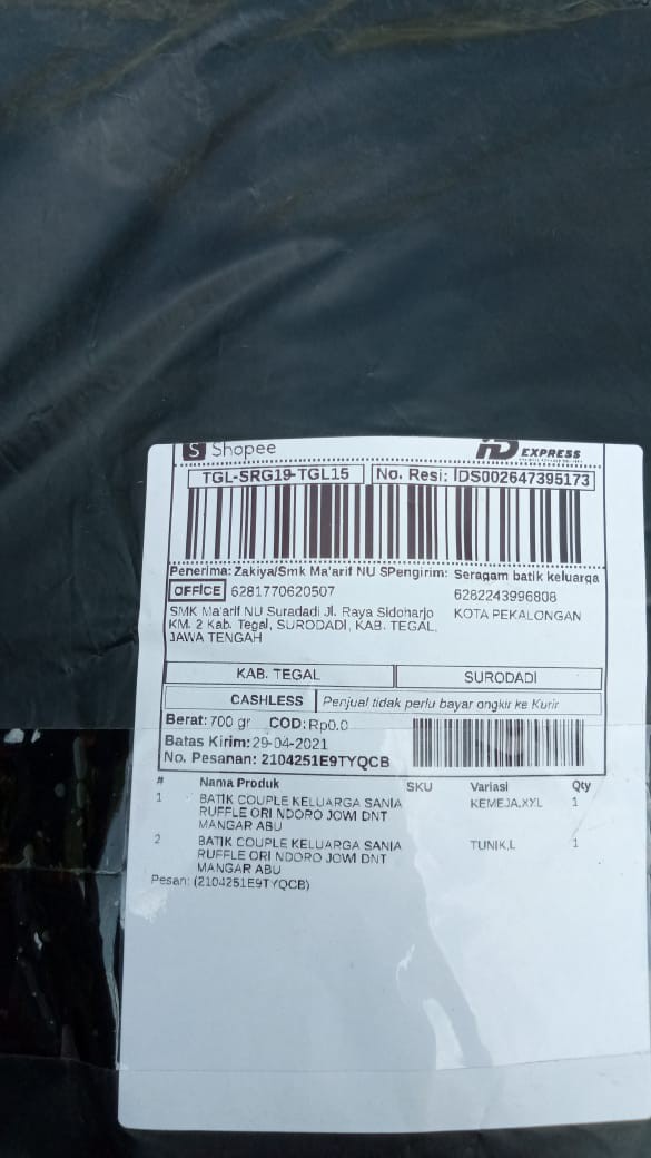 Batik Couple Keluarga Sania Ruffle Ori Ndoro Jowi Dnt Mangar Abu