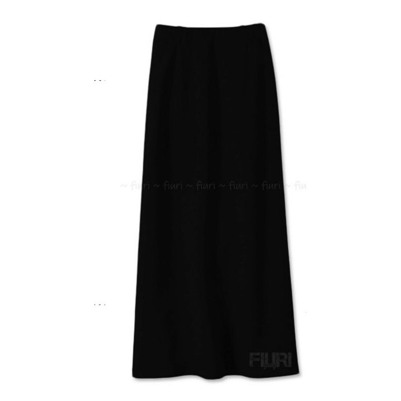 ROK A ROK KANTOR MURAH OFFICE SKRIT ROK KERJA JUMBO M L XL XXL L3 L4 L5-Hitam