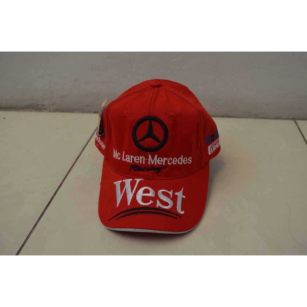 Topi F1 Mc Laren Mercedes West Merah