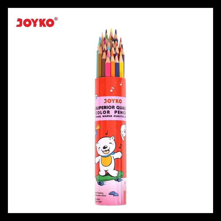 

NEW COLOR PENCIL / PENSIL WARNA JOYKO CP-24RT / 24 WARNA PERALATAN MELUKIS MURAH