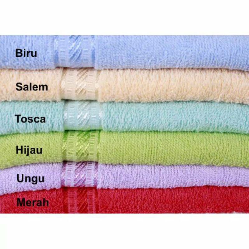 Handuk leher Merah Putih Polos 30X70cm Handuk Kecil Sport Olahraga