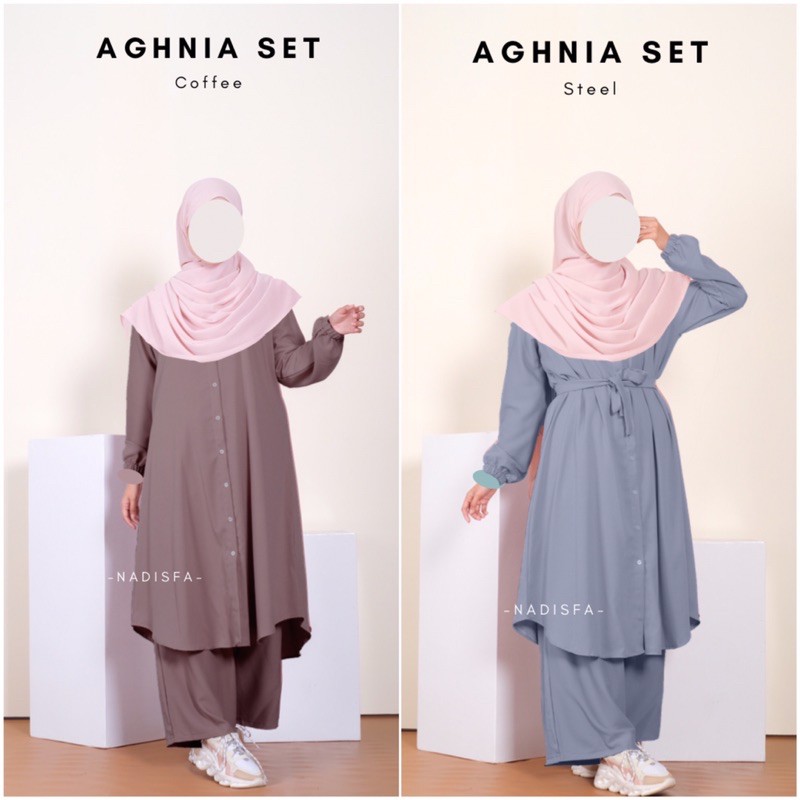 AGHNIA SET TUNIK DAN KULOT