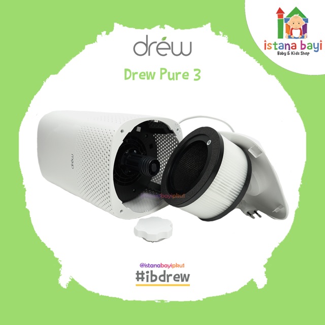 DREW Pure 3 Air Purifier - Mesin Pembersih Udara