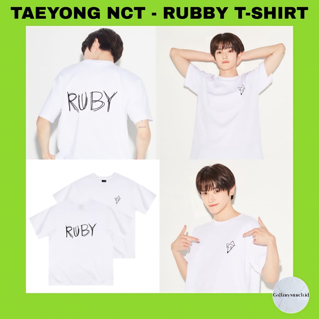 [READY STOCK] TAEYONG NCT - RUBBY T-SHIRT