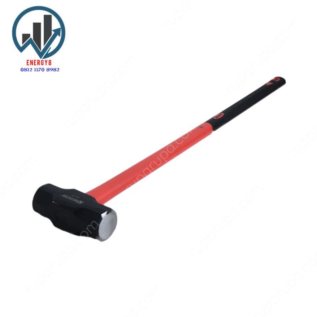 SLEDGE HAMMER | PALU BATU GAGANG FIBER | BODEM PALU GODAM 4 KG | 18LB-1