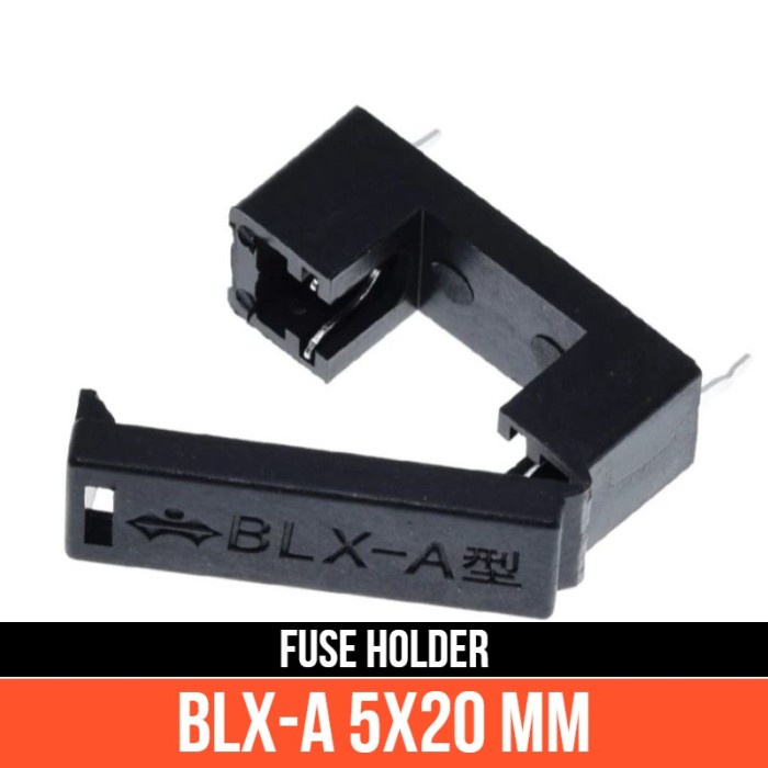 Fuse Holder 5x20 mm PCB Kotak Sekring BLX-A Box Sekering Kaca Gelas