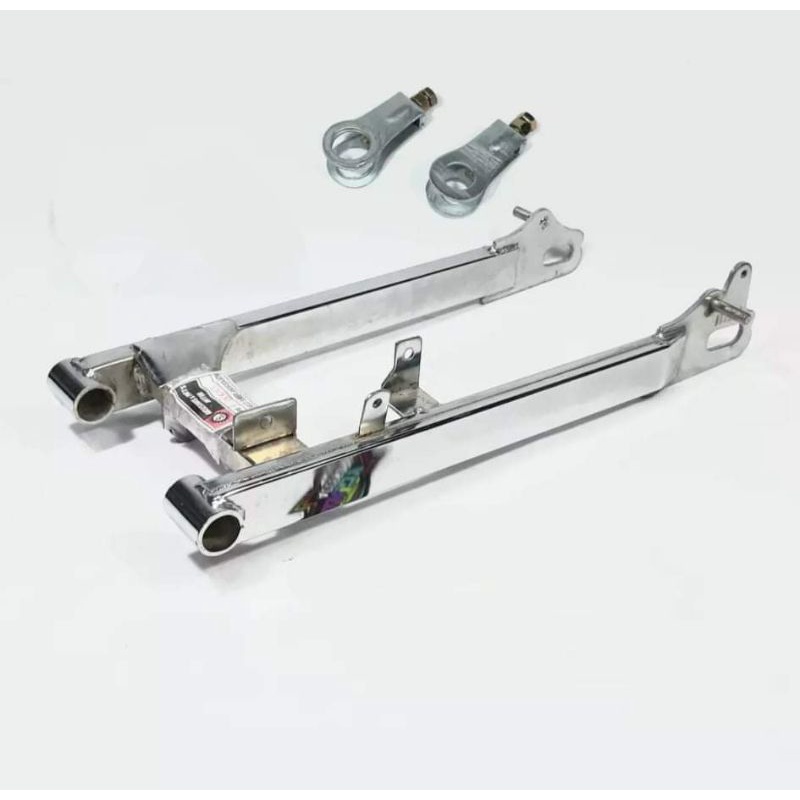 swing arm rx king besi tebal, sasis rx king-CROME + SETELAN R