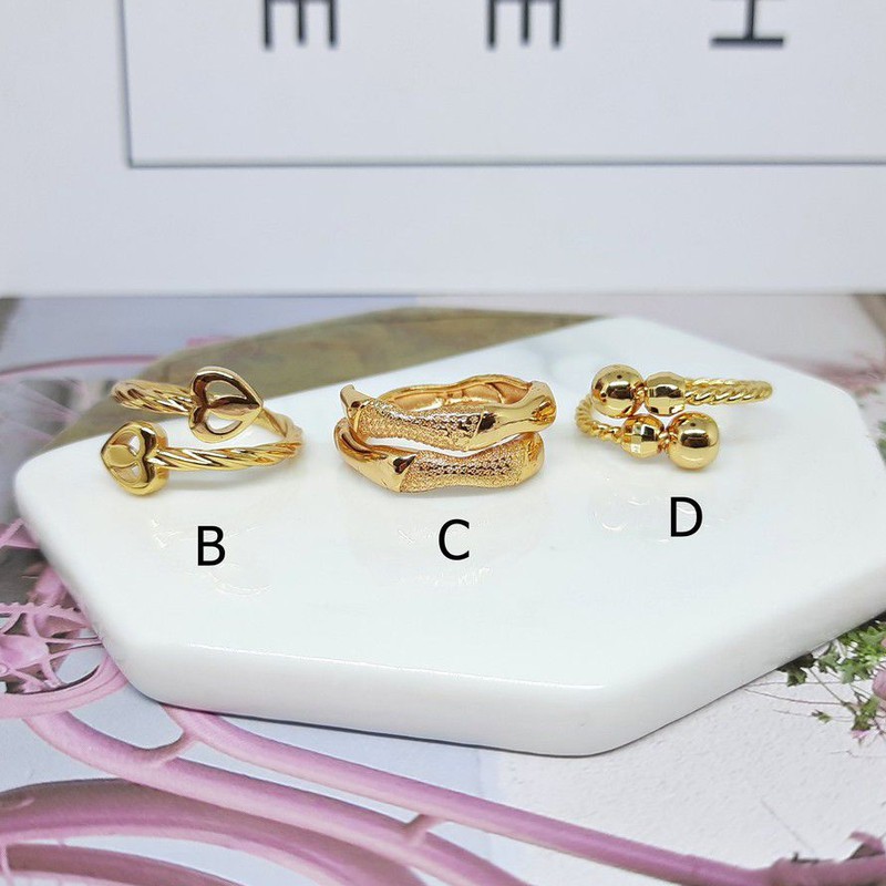 Cincin Xuping Model Bukaan Size Adjustable Besar Kecil - BR374