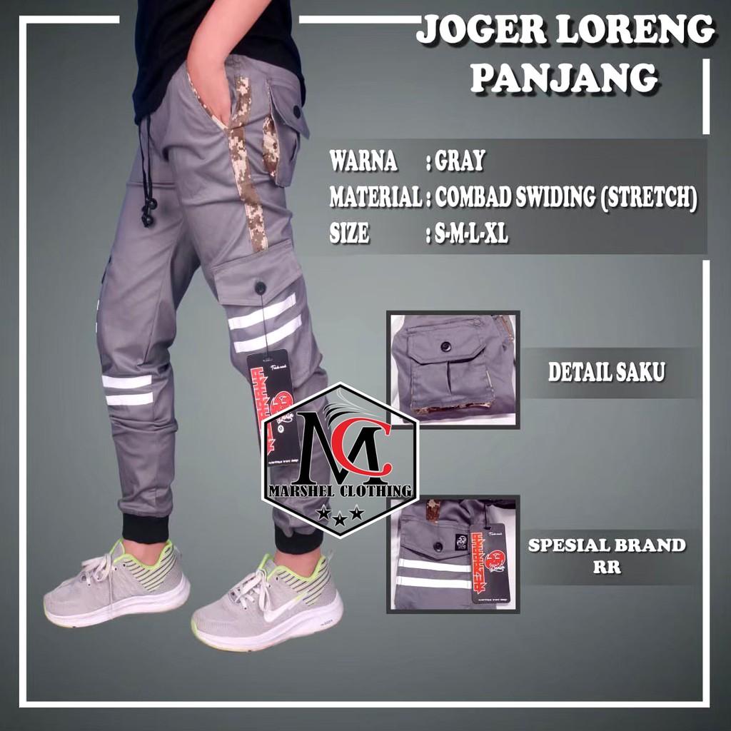 RCL - Celana Panjang Chino Jogger Cargo Pria FOLKSYSTEM S.M.L.XL