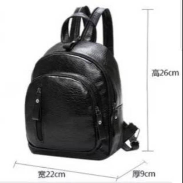 Tas SlingBag Ransel Tote Tas Multifungsi Tas kulit Hitam Kado Bag Murah Backpack kecil