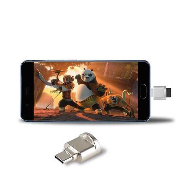Kinganda Mini OTG USB Type C Card Reader - P30 ( Al-Yusi )