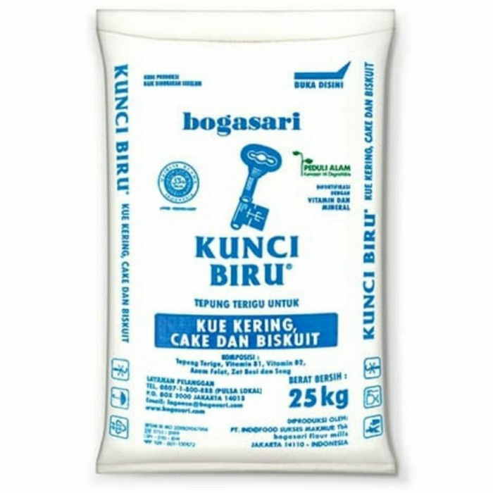 

PROMO [COD] TEPUNG TERIGU KUNCI BIRU 25 KG, GOJEK GRAB ONLY