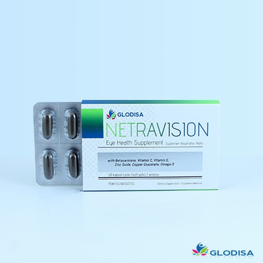 Glodisa NETRAVISION - Vitamin Mata - Suplemen Kesehatan Mata