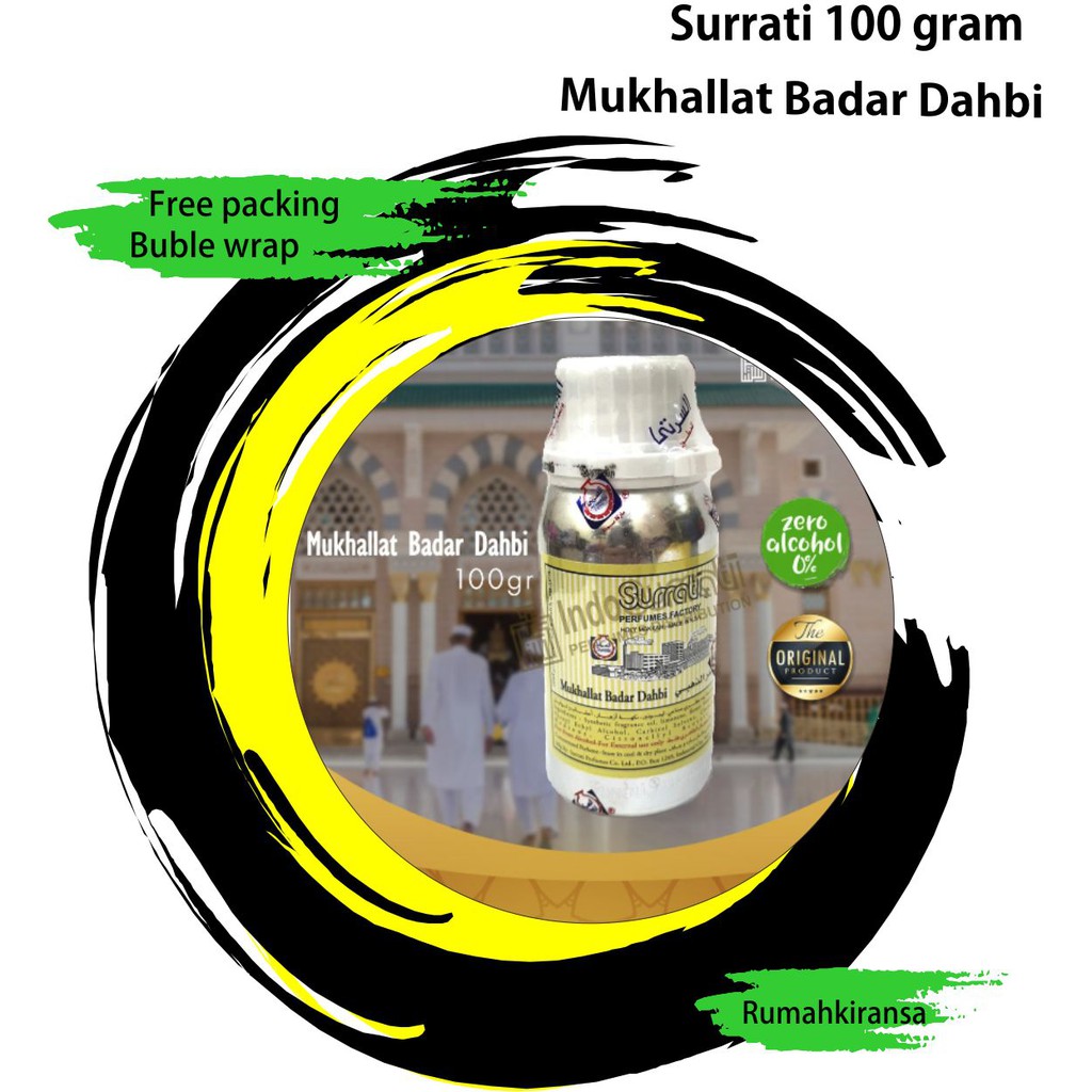 Parfum MUKHALAT BADAR DAHBI 100gr | Parfum Surrati | Surrati Perfumes | Bibit Minyak Wangi