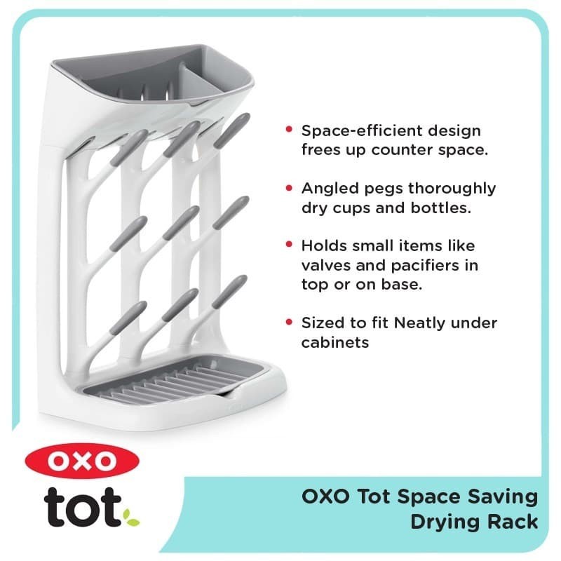 Oxo Tot Space Saving Drying Rack - Gray