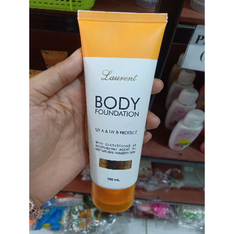 HAND BODY MURAH laurent body foundation 100ml