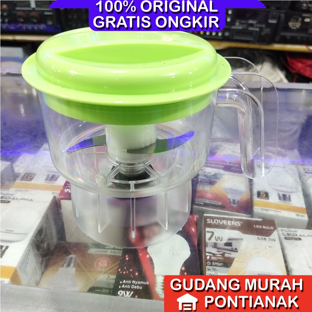Mangkok Tabung Chopper Miyako / National pemotong daging bumbu Meat penggiling daging