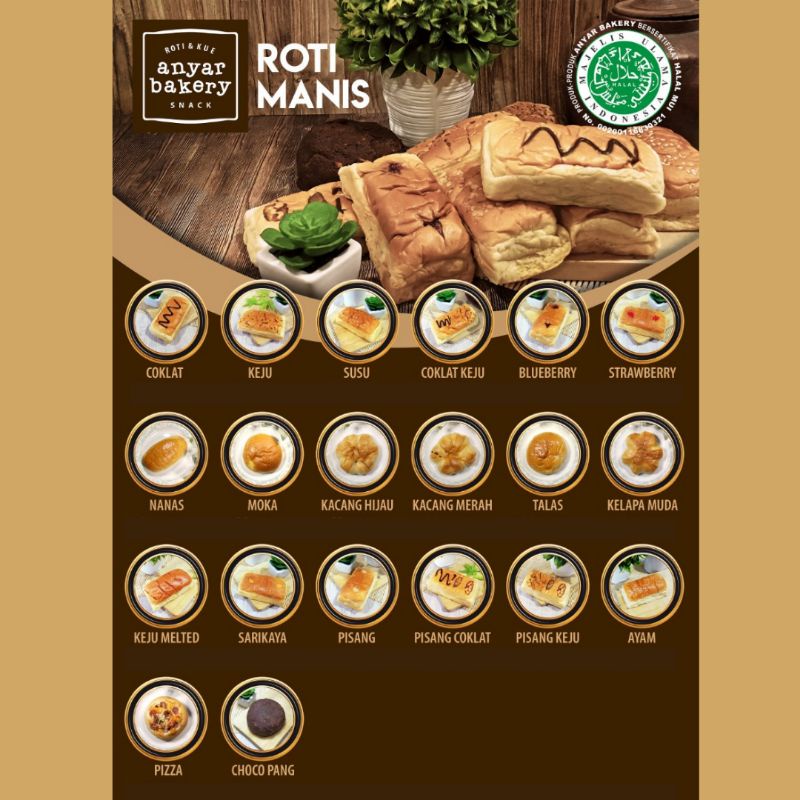 

Roti Manis - Homemade Snack ANYAR BAKERY (Cek Stock Sebelum Pesan)