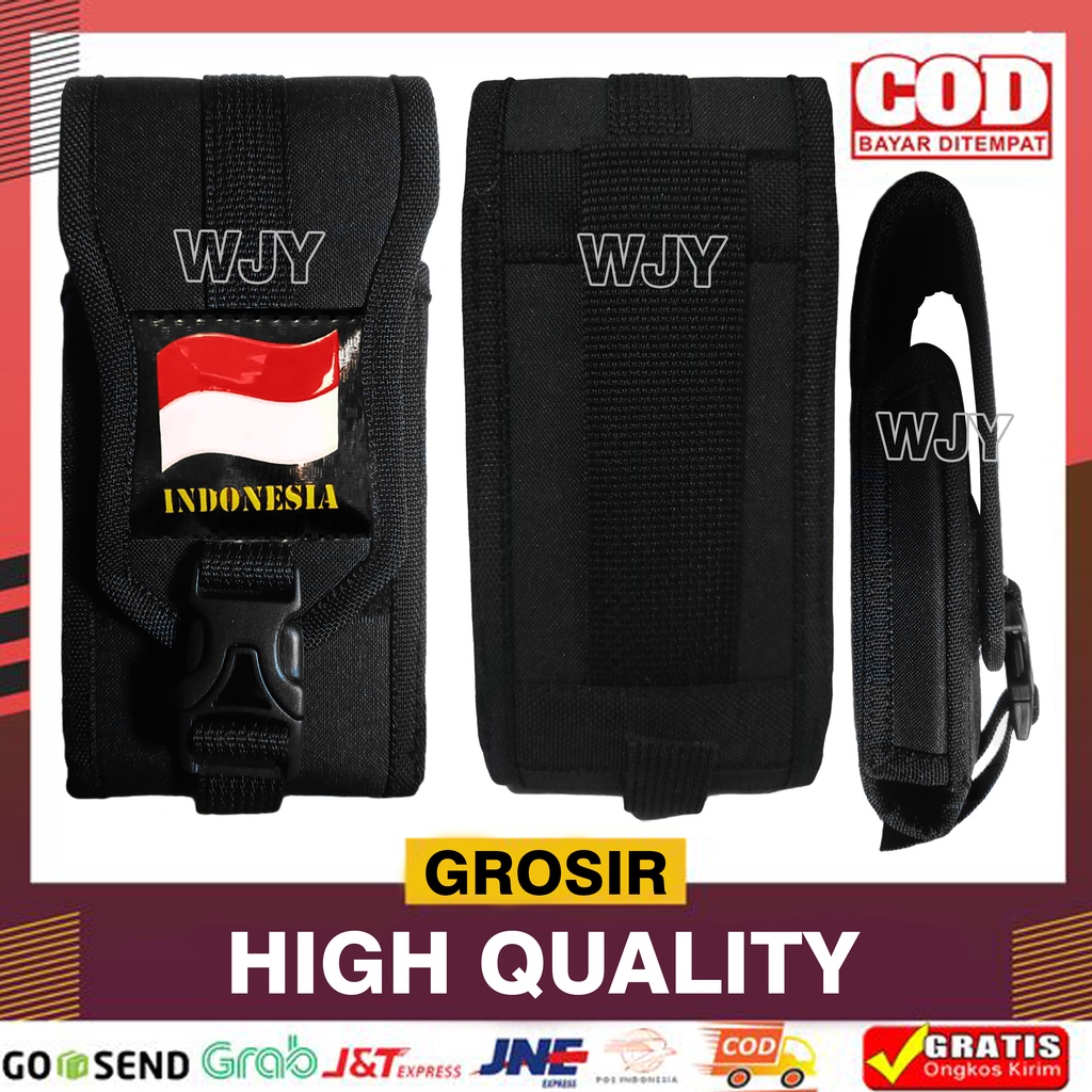 SARUNG HP TACTICAL SARUNG HP PINGGANG LOGO BENDERA