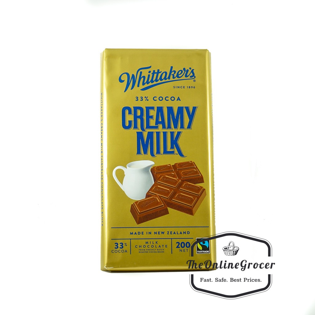 Whittakers Block Chocolate/Coklat batang 200g