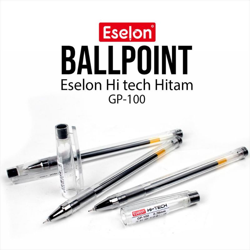 

Pulpen Hitech Hitam Berkualitas Eselon / 1Pcs Pulpen Hitech Eselon GP100