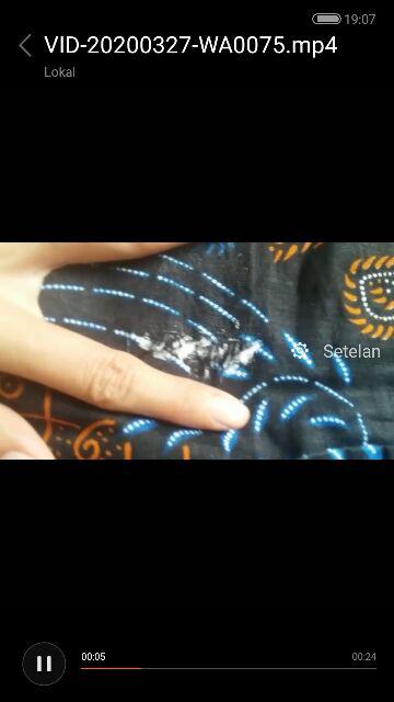 Kenongo Kemeja Hem Pendek Padi Pekalongan M L Xl Ukel Warna Sogan Berkualitas 789